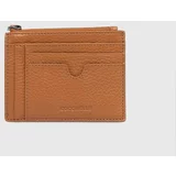Coccinelle Usnjena denarnica moški, rjava barva