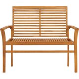  Vrtna klupa s antracit jastukom 112 cm od masivne tikovine | Eponuda.com
