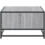  Stolić za kavu boja hrasta sonome 100x57x35 cm od drva i metala | shoptok.hr