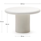 Kave Home Okrugli vrtni stol ø 120 cm Addaia – | shoptok.hr