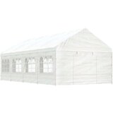  Sjenica s krovom bijela 8 92 x 4 08 x 3 22 polietilen | shoptok.hr