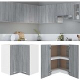 Viseći Viseča kotna omarica siva sonoma 57x57x60 cm konstruiran les, (20716604) | Shoptok.si