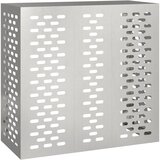 vidaXL Nehrđajući čelik 110 x 50 x 105 cm Pokrov za klima uređaj | shoptok.hr