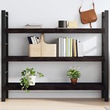 Maison Chic Stenska polica - Viseča Polica temno rjava 140x40x(2-6) cm trdna hrastovina, (21784671) | Shoptok.si