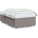 vidaXL Posteljni okvir taupe 120x200 cm blago, (21305444) | Shoptok.si