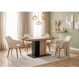 MID.YOU JEDILNA MIZA, antracit, barve hrasta | Shoptok.si