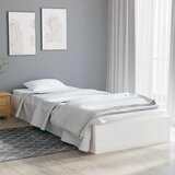  Okvir za krevet od masivnog drva bijeli 75 x 190 cm mali | shoptok.hr