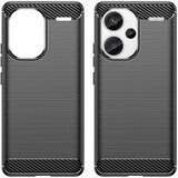 Techsuit Carbon Silicone maska za Xiaomi Redmi Note 13 Pro+ 5G – crna | shoptok.hr