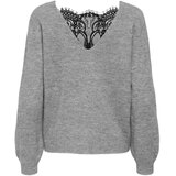 Only Kardigan 'ONLADELE' siva melange / crna | shoptok.hr