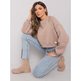 RUE PARIS Sweatshirt-RV-BL-7334.69-dark beige Cene