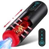 SuperLove Warm Pussy Automatic Masturbator with Vibrating, Sucking, Thrusting & Heating Functions