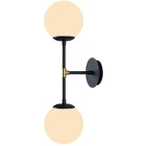 Squid Lighting crna zidna lampa Kruva, dužine 58 cm | shoptok.hr