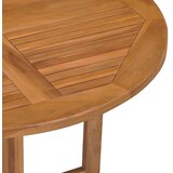  Sklopivi vrtni blagovaonski stol Ø 90 x 75 cm masivna tikovina | shoptok.hr