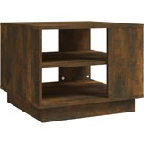 Furnova Klubska mizica dimljeni hrast 55x55x43 cm iverna plošča, (21913256) | Shoptok.si