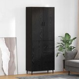  Highboard 2 kom. Crni hrast 69,5 x 34 x 180 cm Slike