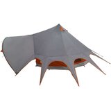  Teepee šotor s streho Siva in oranžna 600 x 600 x 347 cm, (5000091107) | Shoptok.si