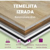  Viseći noćni ormarić crni 40 x 31 x 27 cm konstruirano drvo - Crna 1 | shoptok.hr