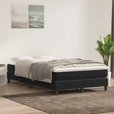 vidaXL Box Spring krevet bez madracem crni 120x220 cm samt | shoptok.hr