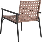  Vrtna stolica 2 pcs Smeđa 78 x 55,5 x 75,5 cm poliratan | shoptok.hr