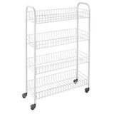  Polica sa točkovima Snello 56x23x84cm Metaltex 341404 001 | ePonuda.com