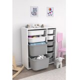 Hanah home Multifunkcionalna komoda Zen 2D2K6U, 69,5 x83 x30 cm, Bijelo-siva | Eponuda.ba
