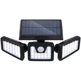 3-panelna solarna LED svetilka z gibanjem senzorja, 1500 lumenov, IP65 vodoodporna, (5000345768)