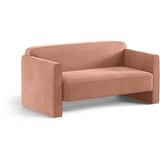Micadoni Rožnata žametna sedežna garnitura 140 cm Abby – | Shoptok.si