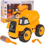 Kamion mikser za beton za sastavljanje 15,5 cm - žuti | shoptok.hr