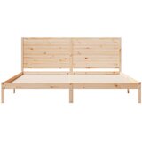  Dugi okvir kreveta bez madraca 200 x 220 cm masivno drvo | shoptok.hr