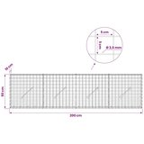  Gabion s žicom debljine 3 5 mm i mrežom 5x5 cm 200x10x50 cm - 10 cm 50 cm 200 cm | shoptok.hr