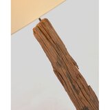 Kave Home Bijela/smeđa stojeća svjetiljka s tekstilnim sjenilom (visina 175 cm) Powell – | shoptok.hr