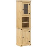 Furnova Kopalniška omarica Corona 50x40x185 cm trdna borovina, (21947375) | Shoptok.si