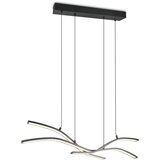 Trio Select Mat crna metalna LED viseća svjetiljka s daljinskim upravljačem/s mogućnosti zatamnjivanja Spider – | shoptok.hr
