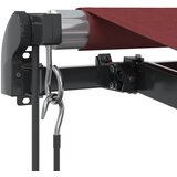 Tenda na automatsko uvlačenje s LED svjetlima bordo 400x350 cm | shoptok.hr