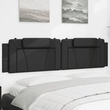 Maison Chic posteljno vzglavje - vzglavna omarica - vzglavna stranica črna 200 cm umetno usnje, (21704367) | Shoptok.si