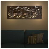  Li-Go 23524/DUB2 - LED prigušiva zidna dekoracija LED/24W/230V 130x50 cm hrast | Eponuda.com