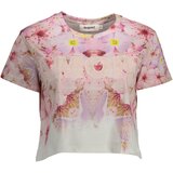 Desigual WOMEN&#39;S SHORT SLEEVE T-SHIRT PINK Cene