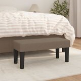  Klupa smeđesiva 70 x 30 x 30 cm od tkanine | shoptok.hr