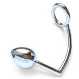Metal Hard METALHARD COCK RING WITH ANAL BEAD 40MM Cene