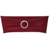  25 Bordo Rastezljivih Dekorativnih Traka za Stolice s Dijamantnom Kopčom | shoptok.hr