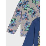 Sinsay Paket od 2 majica s dugim rukavima Stitch | shoptok.hr