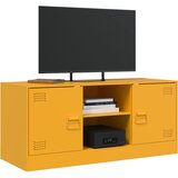 TV ormarić boja senfa 99 x 39 x 44 cm čelični | Eponuda.com