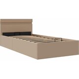  Hidraulični okvir za krevet LED boja cappuccina 90 x 200 cm | shoptok.hr