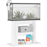  Stalak za akvarij bijeli 80 x 35 x 60 cm od konstruiranog drva | Eponuda.com
