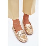 Boto Women's eco leather loafers gold Si Passione | shoptok.hr