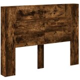 Ormarić za uzglavlje LED boja dimljenog hrasta 140x16 5x103 5cm | shoptok.hr