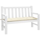  Jastuk za vrtnu klupu krem 120 x 50 x 7 cm od tkanine Oxford | shoptok.hr
