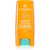Collistar Smart Sun Protection Sun Stick SPF 50 zaščitna paličica za občutljive predele kože SPF 50 9 ml