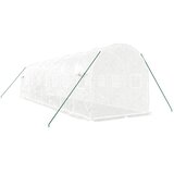  Staklenik s čeličnim okvirom bijeli 16 m² 8 x 2 x 2 m | shoptok.hr
