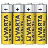 Varta 2006 - 4 kom Cink-ugljična baterija SUPERLIFE AA 1,5V | Eponuda.com